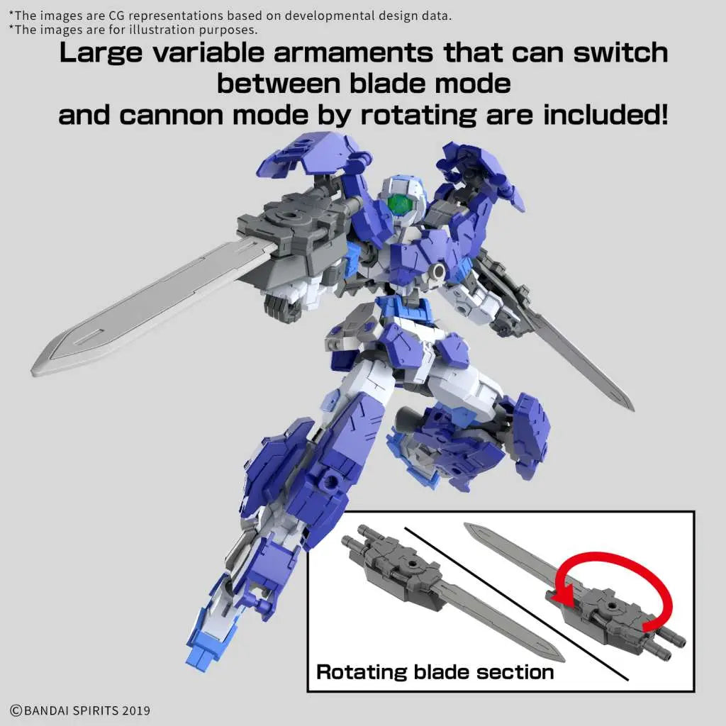BANDAI 30MM EEXM-17FA FULL ARMOR ALTO 1/144 MODEL KIT 12 cm
