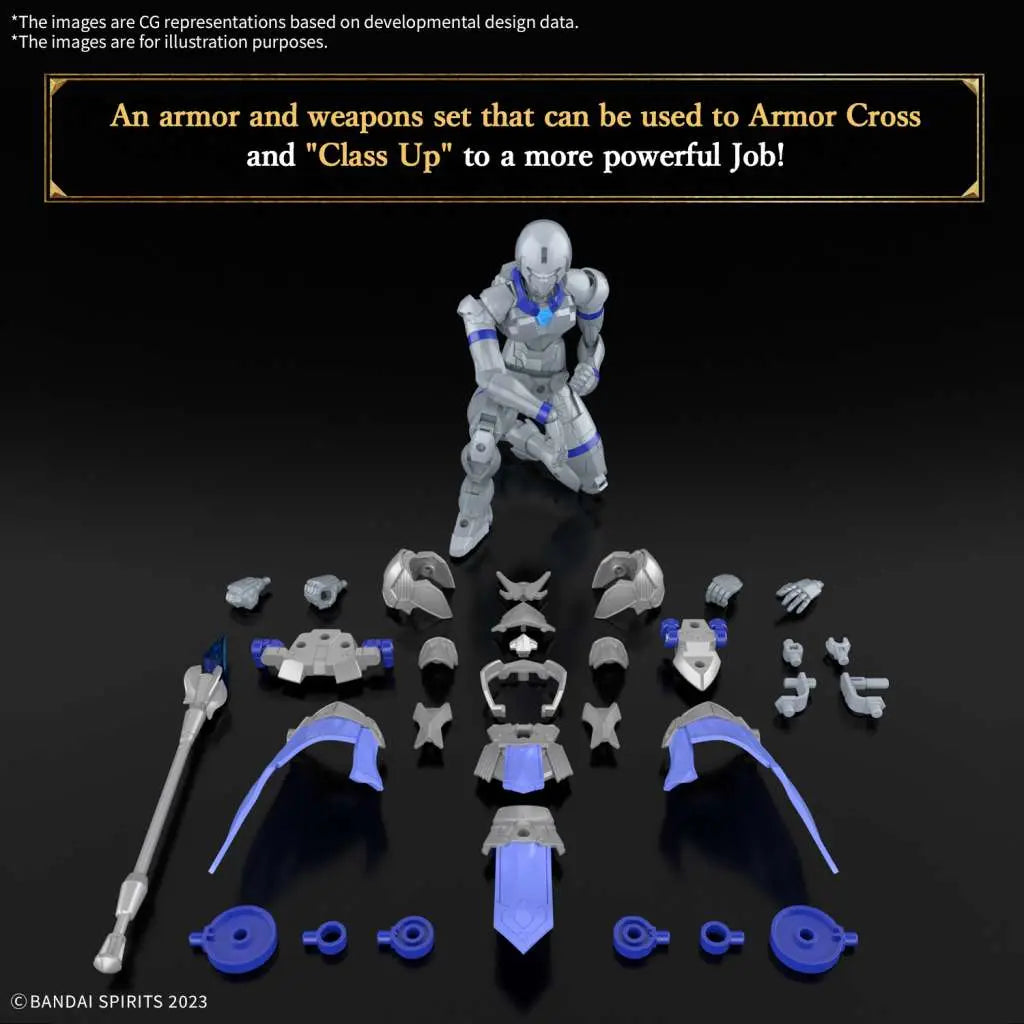 BANDAI 30MF LIBER PRIEST MODEL KIT 15 cm