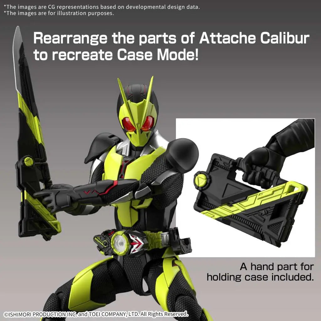 BANDAI RISE KAMEN RIDER ZERO ONE RISING HOPPER MODEL KIT 15 cm