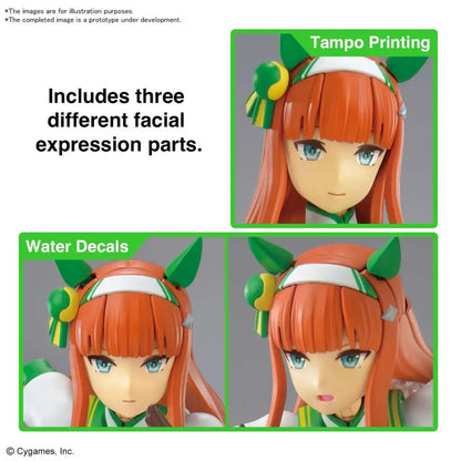 BANDAI RISE UMAMUSUME PRETTY DERBY SILENCE SUZUKA MODEL KIT 13 cm