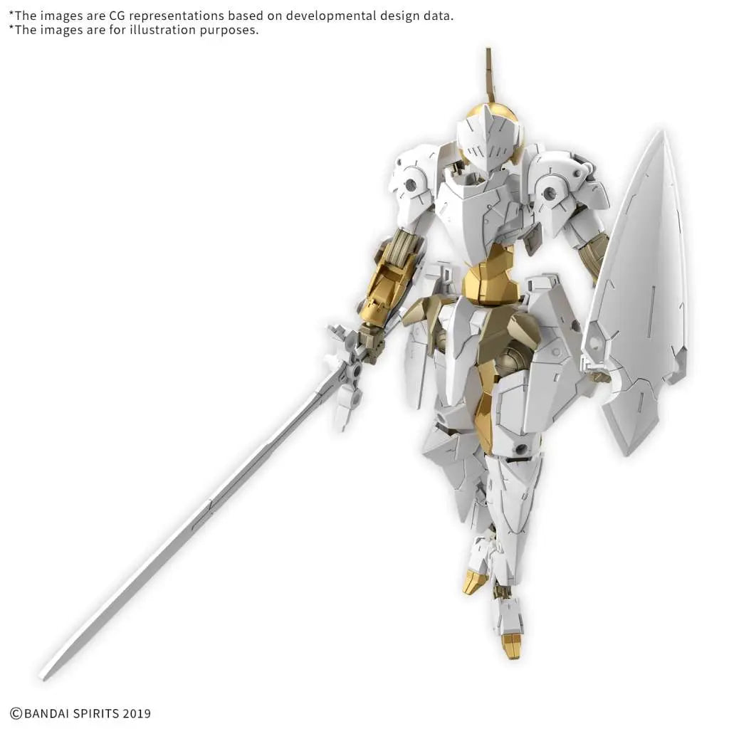 BANDAI 30MM EXM-A9RK SPINATIO ROYAL KNIGHT TYPE 1/144 MODEL KIT 12 cm