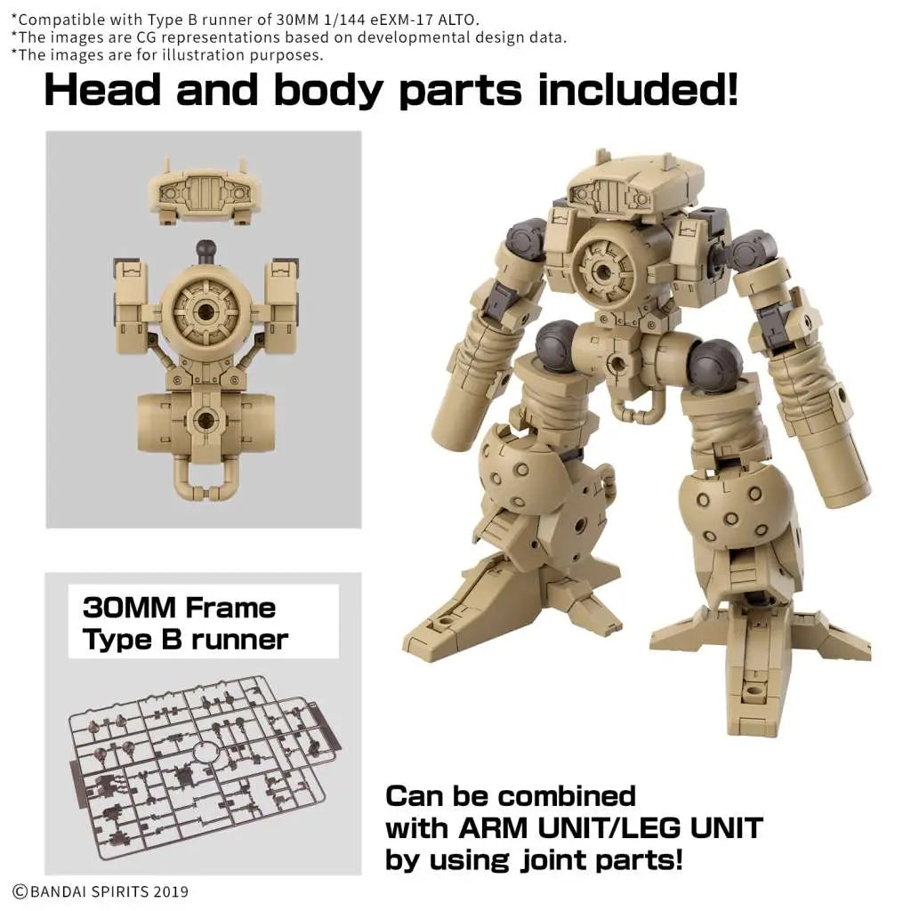 BANDAI OP PARTS SET 18 ARM UNIT/LEG UNIT 2 1/144 MODEL KIT 30MM