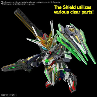 BANDAI SDW HEROES CAPTAIN QANT GF MODEL KIT 7 cm