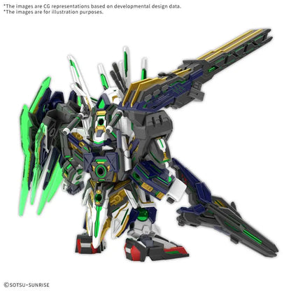 BANDAI SDW HEROES CAPTAIN QANT GF MODEL KIT 7 cm