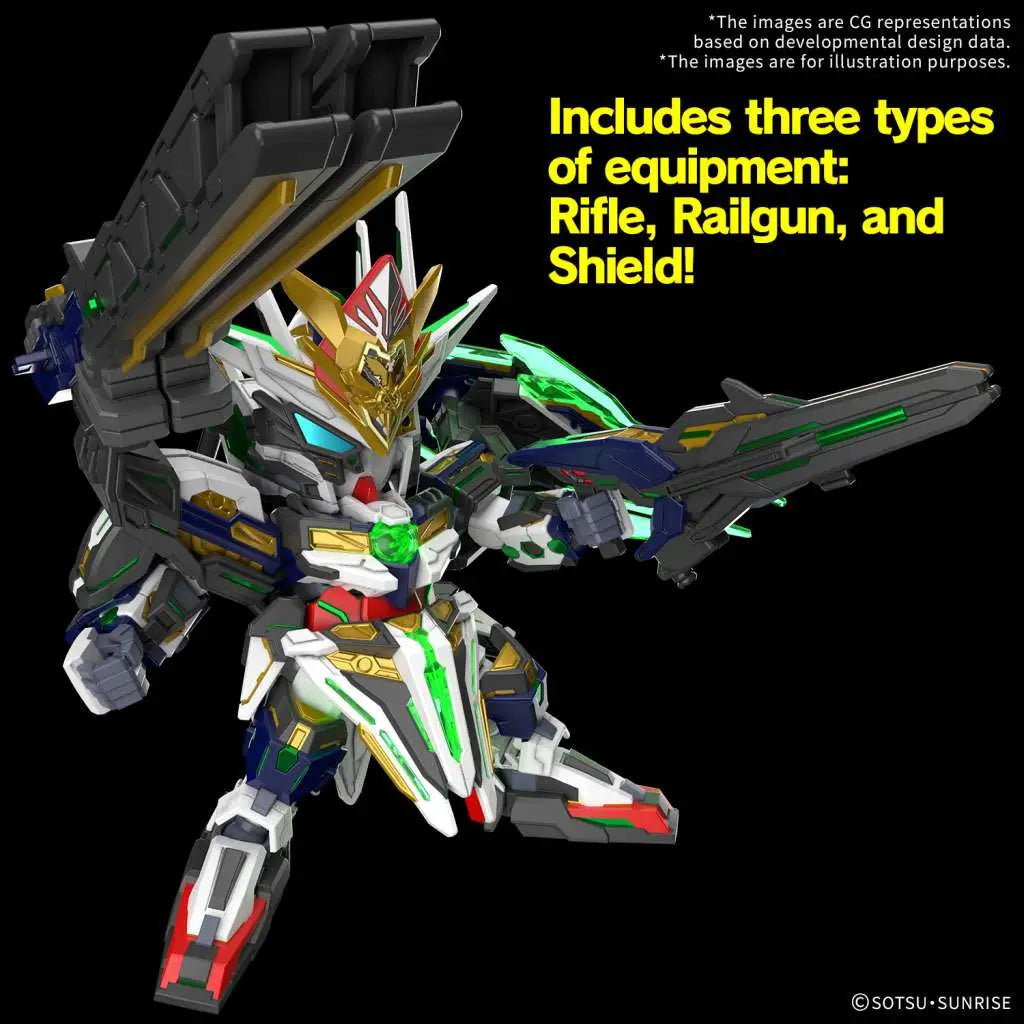 BANDAI SDW HEROES CAPTAIN QANT GF MODEL KIT 7 cm
