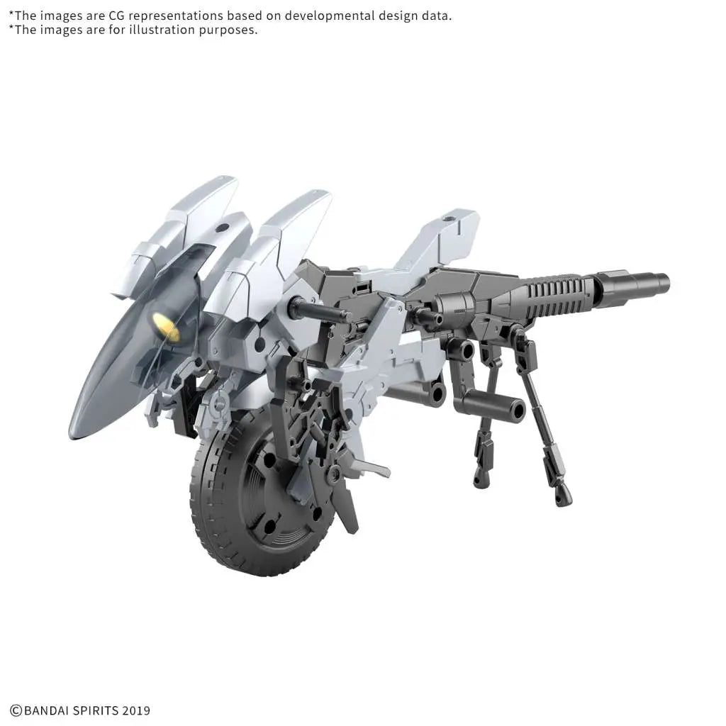 BANDAI EX ARM VEHICLE METAL CANNON BIKE 1/144 MODEL KIT 30MM