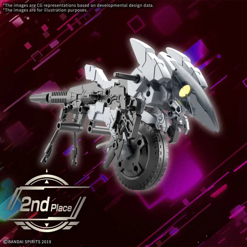 BANDAI EX ARM VEHICLE METAL CANNON BIKE 1/144 MODEL KIT 30MM