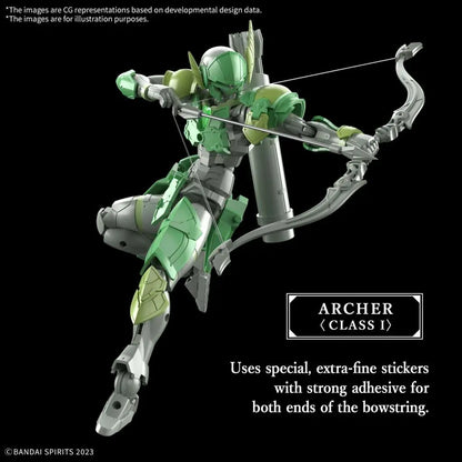 BANDAI 30MF LIBER ARCHER MODEL KIT 15 cm