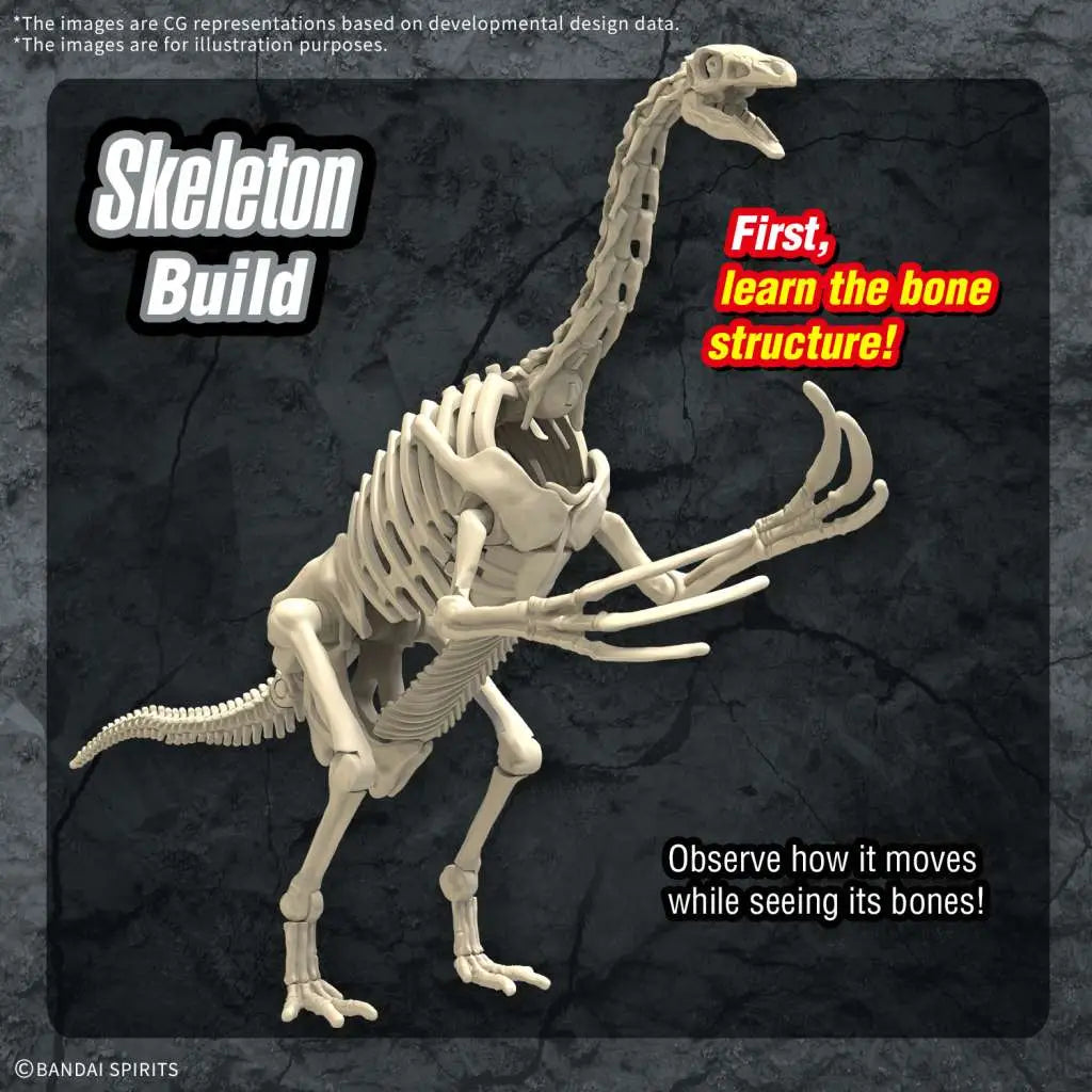 BANDAI PLANNOSAURUS THERIZINOSAURUS MODEL KIT 13 cm