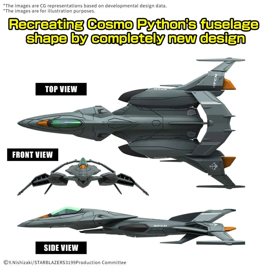 BANDAI YAMATO 3199 MECHA COLL DX TRYAL TYPE SF ATT CRAFT CSM PYTON SET MODEL KIT 10 cm