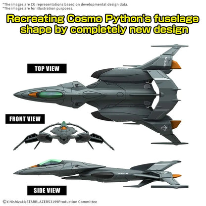 BANDAI YAMATO 3199 MECHA COLL DX TRYAL TYPE SF ATT CRAFT CSM PYTON SET MODEL KIT 10 cm