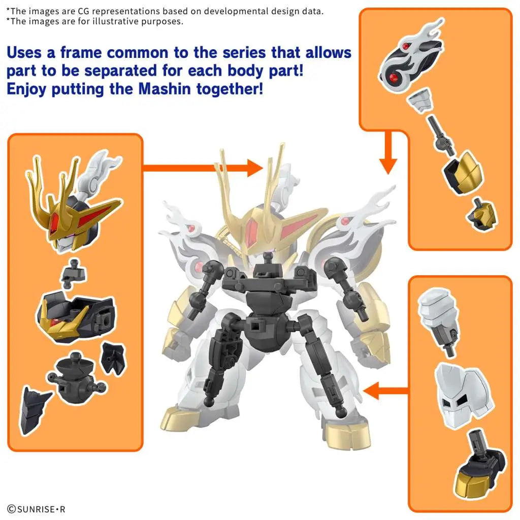 BANDAI MASHIN CREATOR WATARU KIRINMARU MODEL KIT 8 cm