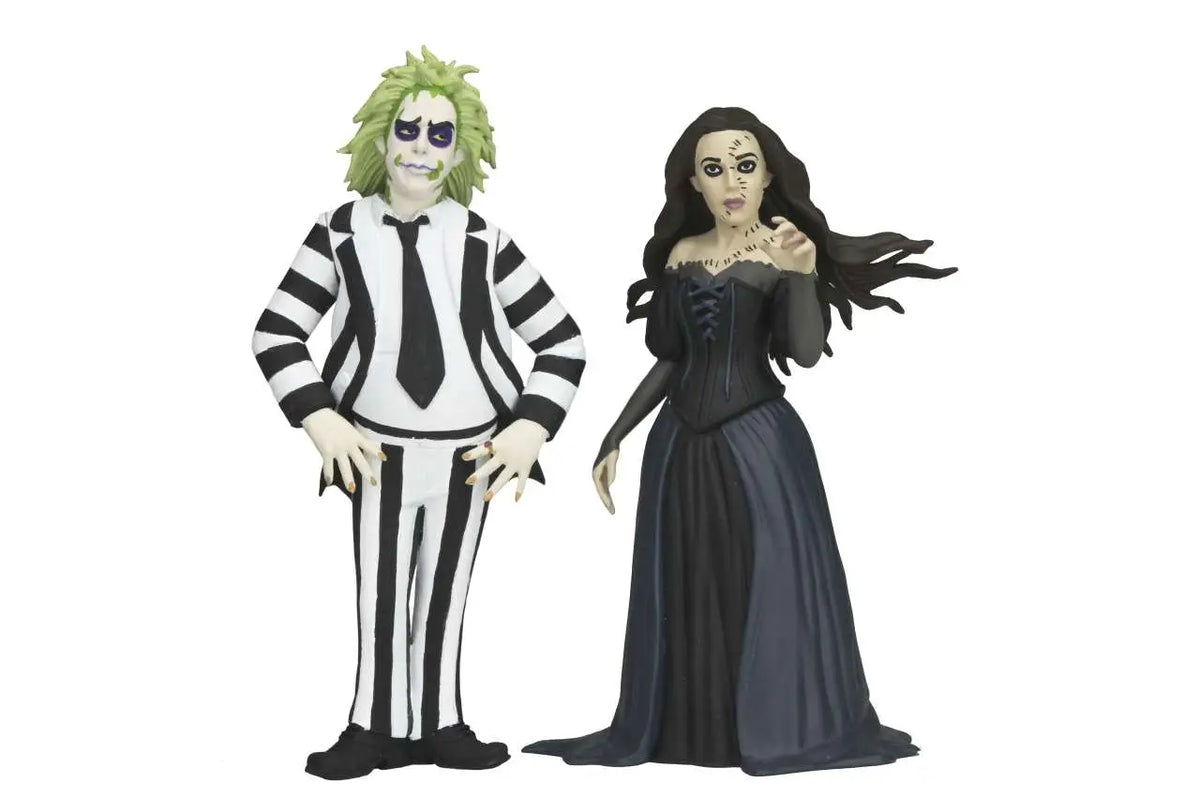 NECA - BEETLEJUICE BEETLEJUICE 2 TOONY TERROR 2PACK BEETLEJUICE & DELORES AF ACTION FIGURE 15 cm