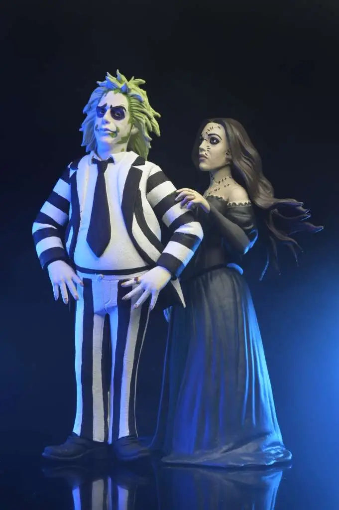 NECA - BEETLEJUICE BEETLEJUICE 2 TOONY TERROR 2PACK BEETLEJUICE & DELORES AF ACTION FIGURE 15 cm