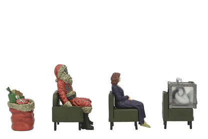 NECA BEETLEJUICE 2 WAITING ROOM SET1 - 3" FIG MINI FIGURA 7 cm