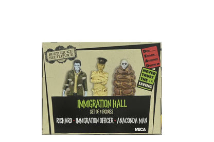 BEETLEJUICE 2 IMMIGRATION HALL SET 1 - 3" FIG