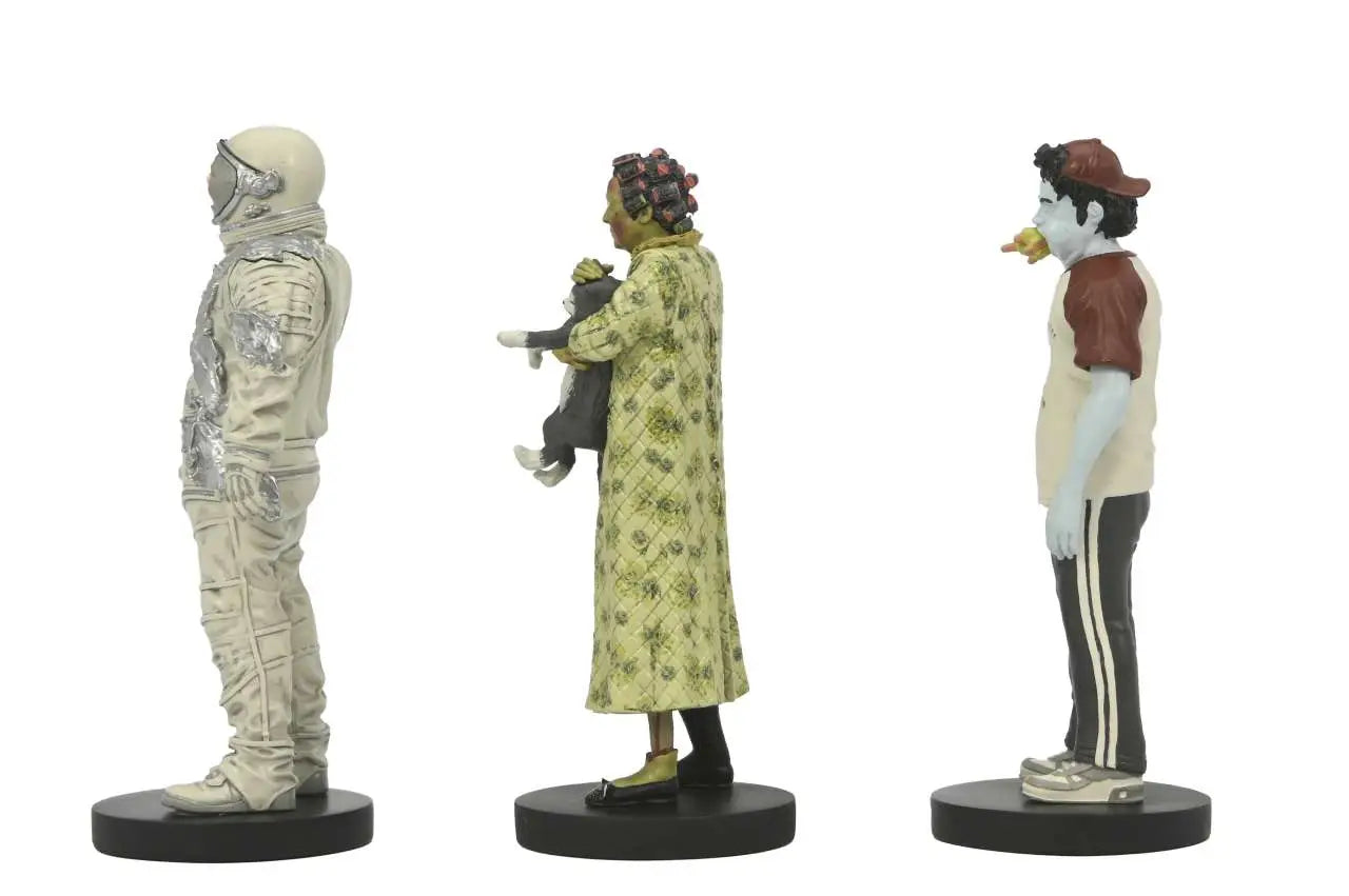 NECA BEETLEJUICE 2 WAITIG ROOM SET 2 - 3" FIG MINI FIGURA 10 cm