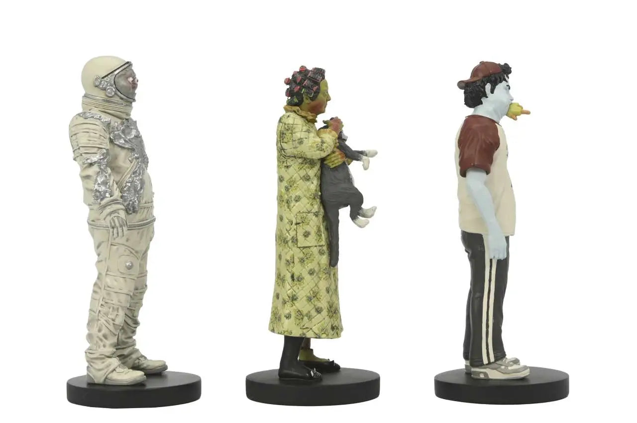 NECA BEETLEJUICE 2 WAITIG ROOM SET 2 - 3" FIG MINI FIGURA 10 cm