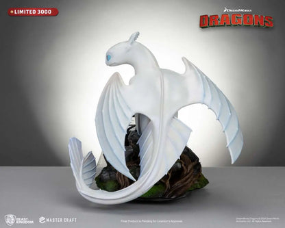 BEAST KINGDOM HOW TRAIN YOUR DRAGON 3 LIGHT FURY MASTER CRAFT STATUA 31 cm