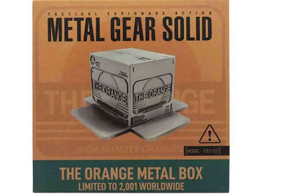 FANATTIK MG METAL GEAR SOLID - S 2 - CARDBOARD BOX - METAL REPLICA