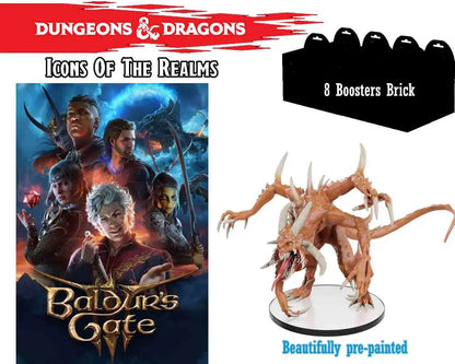 WIZKIDS DUNGEONS & DRAGONS - ICONS REALMS - ADVENTURES BALDUR'S GATE - BOOSTER BRICK MINI FIGURA