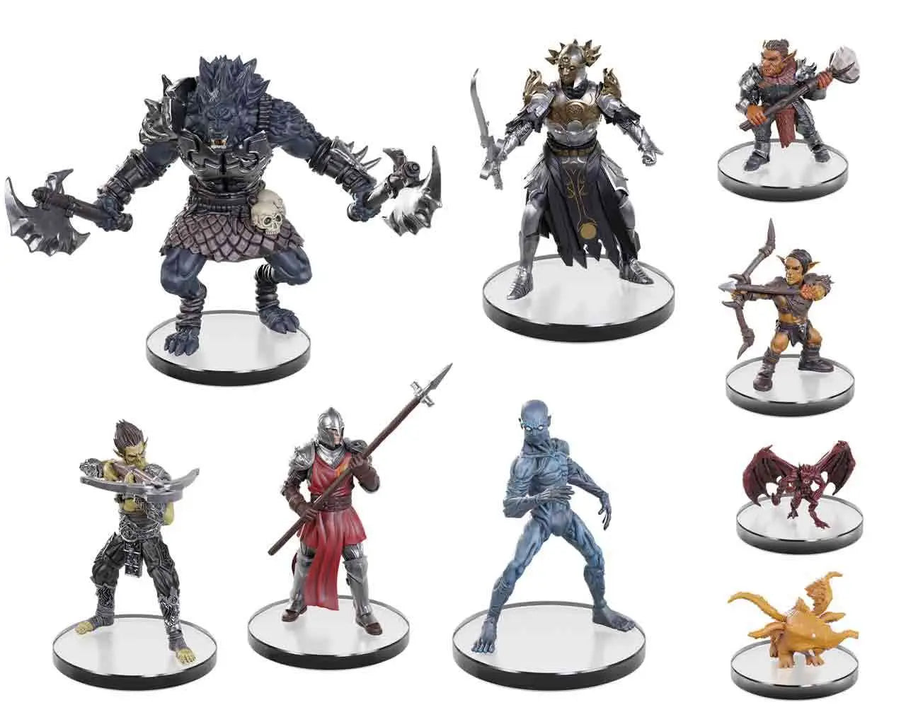WIZKIDS DUNGEONS & DRAGONS - ICONS REALMS - ADVENTURES BALDUR'S GATE - BOOSTER BRICK MINI FIGURA