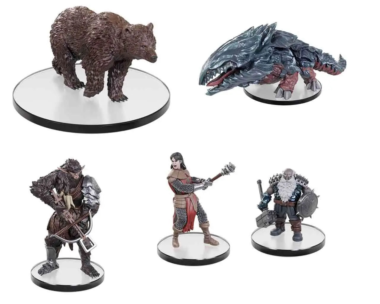 WIZKIDS DUNGEONS & DRAGONS - ICONS REALMS - ADVENTURES BALDUR'S GATE - BOOSTER BRICK MINI FIGURA