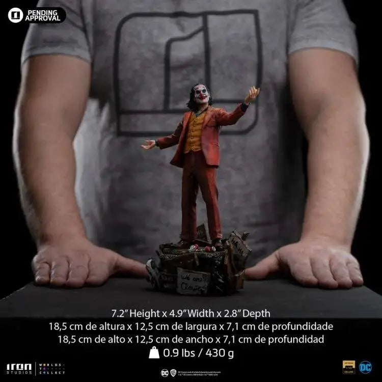 IRON STUDIOS JOKER ARTHUR FLECK 1/10 STATUA 18 cm