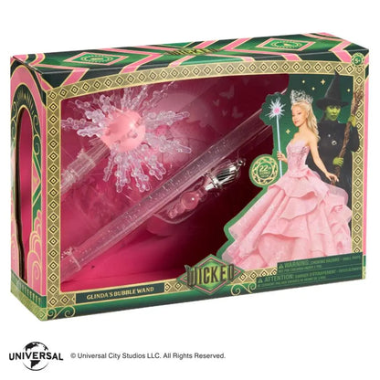 NOBLE COLLECTIONS UNIVERSAL WICKED GLINDA'S BUBBLE WAND REPLICA