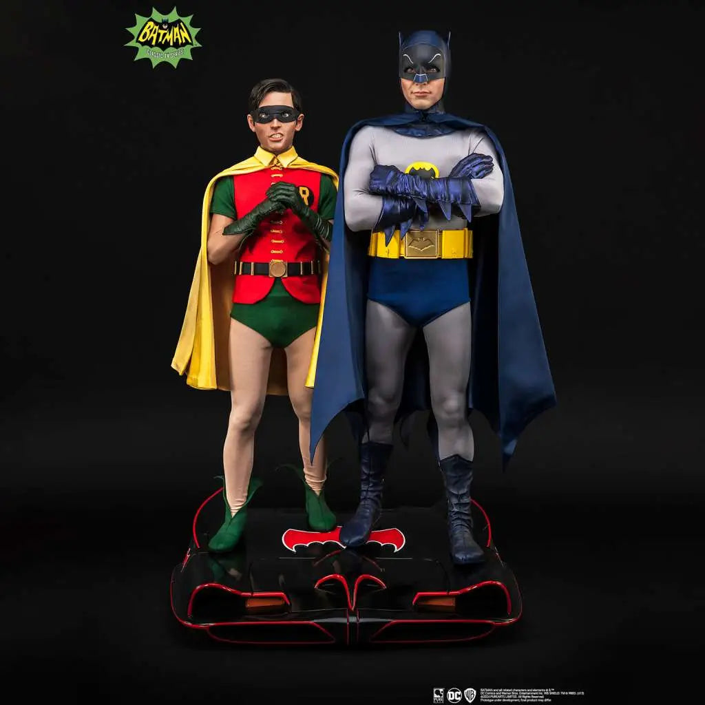 PURE ARTS BATMAN BATMAN & ROBIN SCALE DIORAMA 1/4 STATUA 52 cm