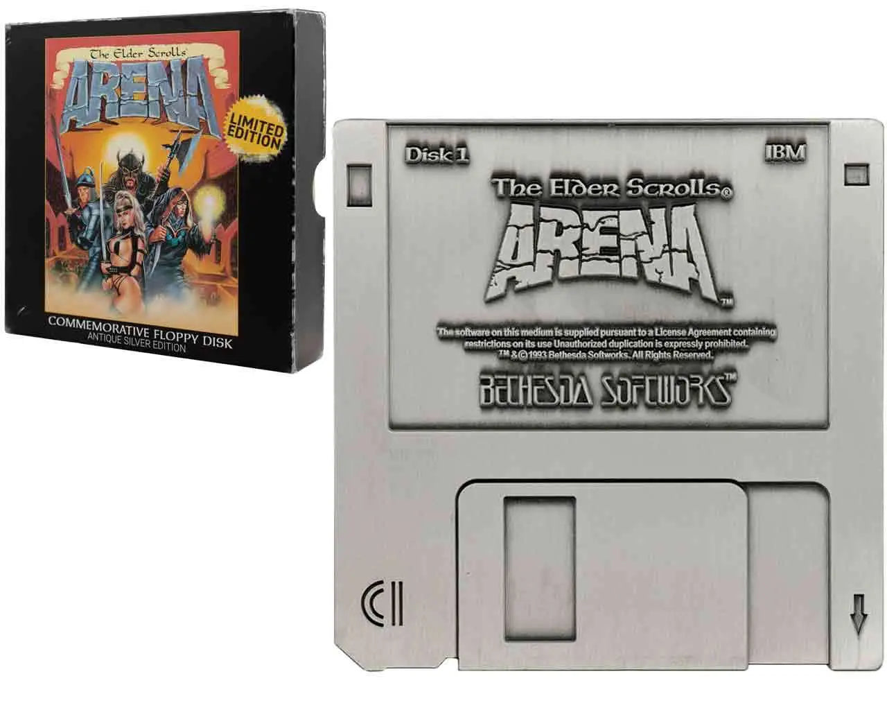 FANATTIK ELDER SCROLLS ARENA FLOPPY DISK REPLICA