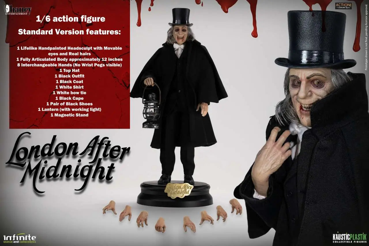 INFINITE STATUE LON CHANEY AS LONDON AFTER MIDNIGHT STANDARD VERSION 1/6 ACTION FIGURE 13.5 cm