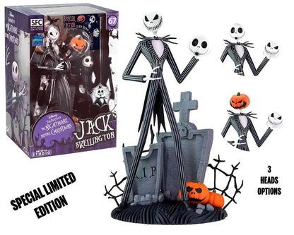 THE NIGHTMARE BEFORE CHRISTMAS JACK SCARY SMILING FACE SUPER FIGURE COLLECTION 1/10 PVC STATUE