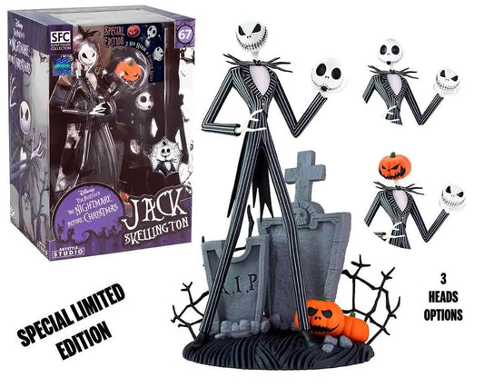 THE NIGHTMARE BEFORE CHRISTMAS JACK SCARY SMILING FACE SUPER FIGURE COLLECTION 1/10 PVC STATUE