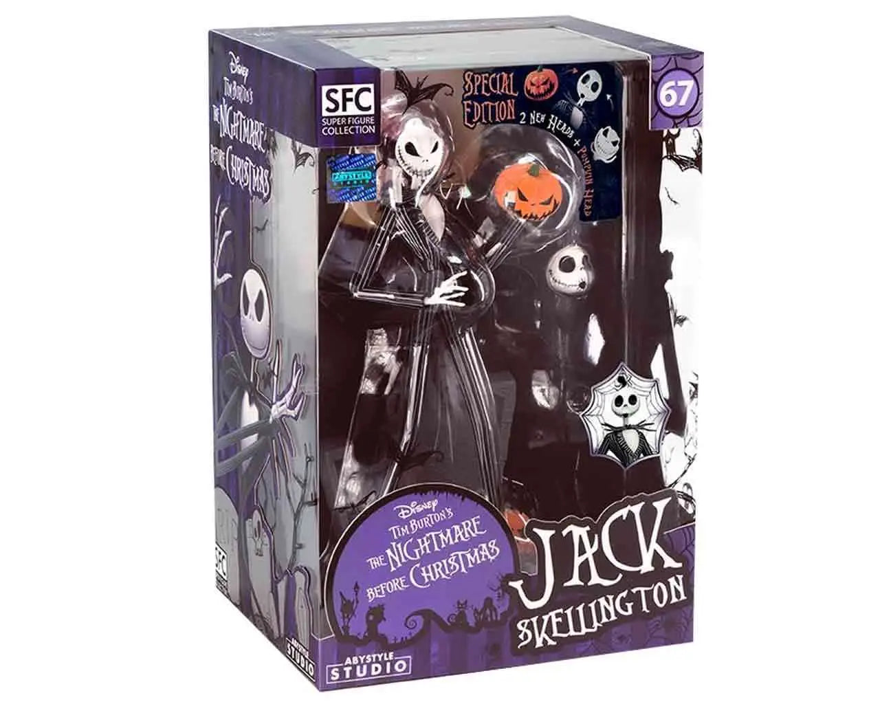 THE NIGHTMARE BEFORE CHRISTMAS JACK SCARY SMILING FACE SUPER FIGURE COLLECTION 1/10 PVC STATUE