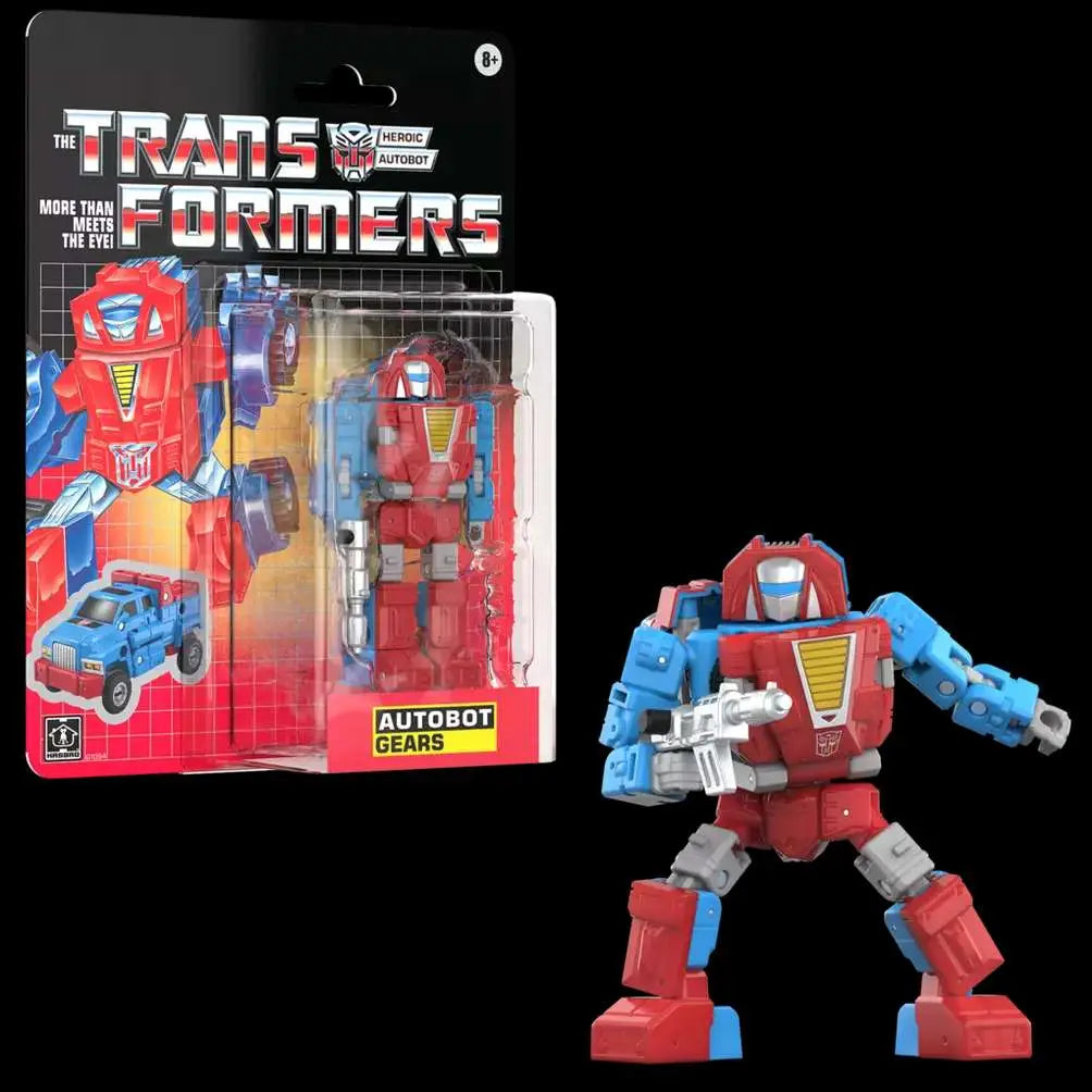 HASBRO - TRANSFORMERS RETRO G1 AUTOBOT GEARS ACTION FIGURE