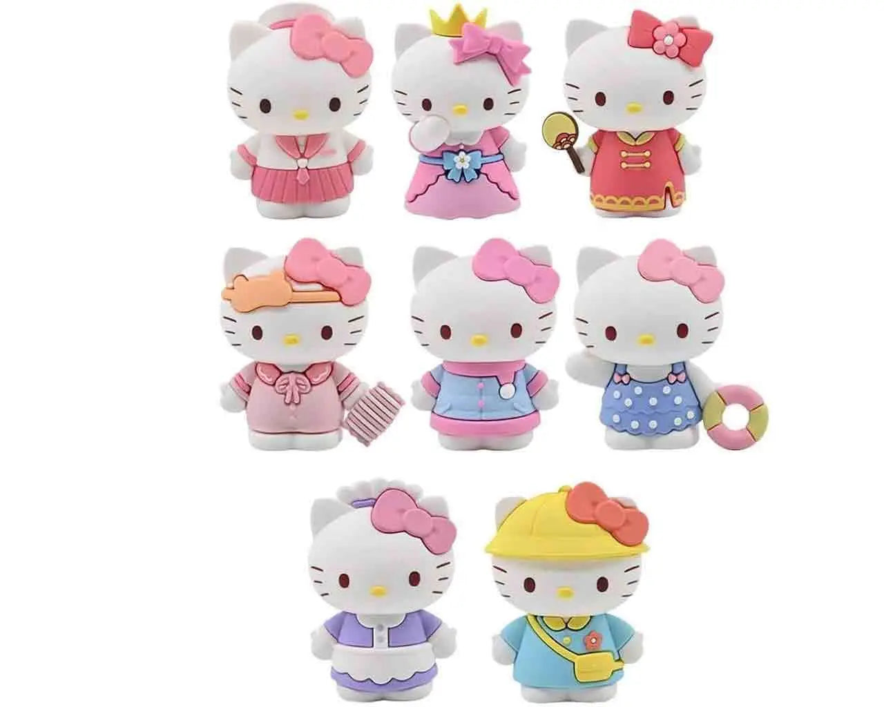 YUME HELLO KITTY - FIGURINE DRESS-UP SERIES - DISPLAY (12) MINI FIGURA 7CM