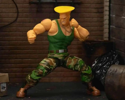 JADA TOYS GUILE STREET FIGHTER 2 DE LUXE ACTION FIGURE 1:12 15 CM