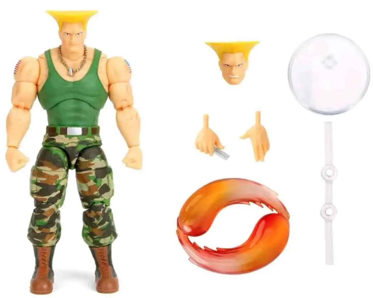 JADA TOYS GUILE STREET FIGHTER 2 DE LUXE ACTION FIGURE 1:12 15 CM
