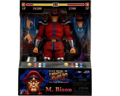 JADA TOYS M. BISON STREET FIGHTER 2 DE LUXE ACTION FIGURE 1:12 15 CM