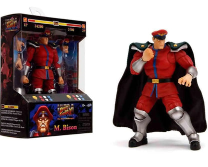 JADA TOYS M. BISON STREET FIGHTER 2 DE LUXE ACTION FIGURE 1:12 15 CM