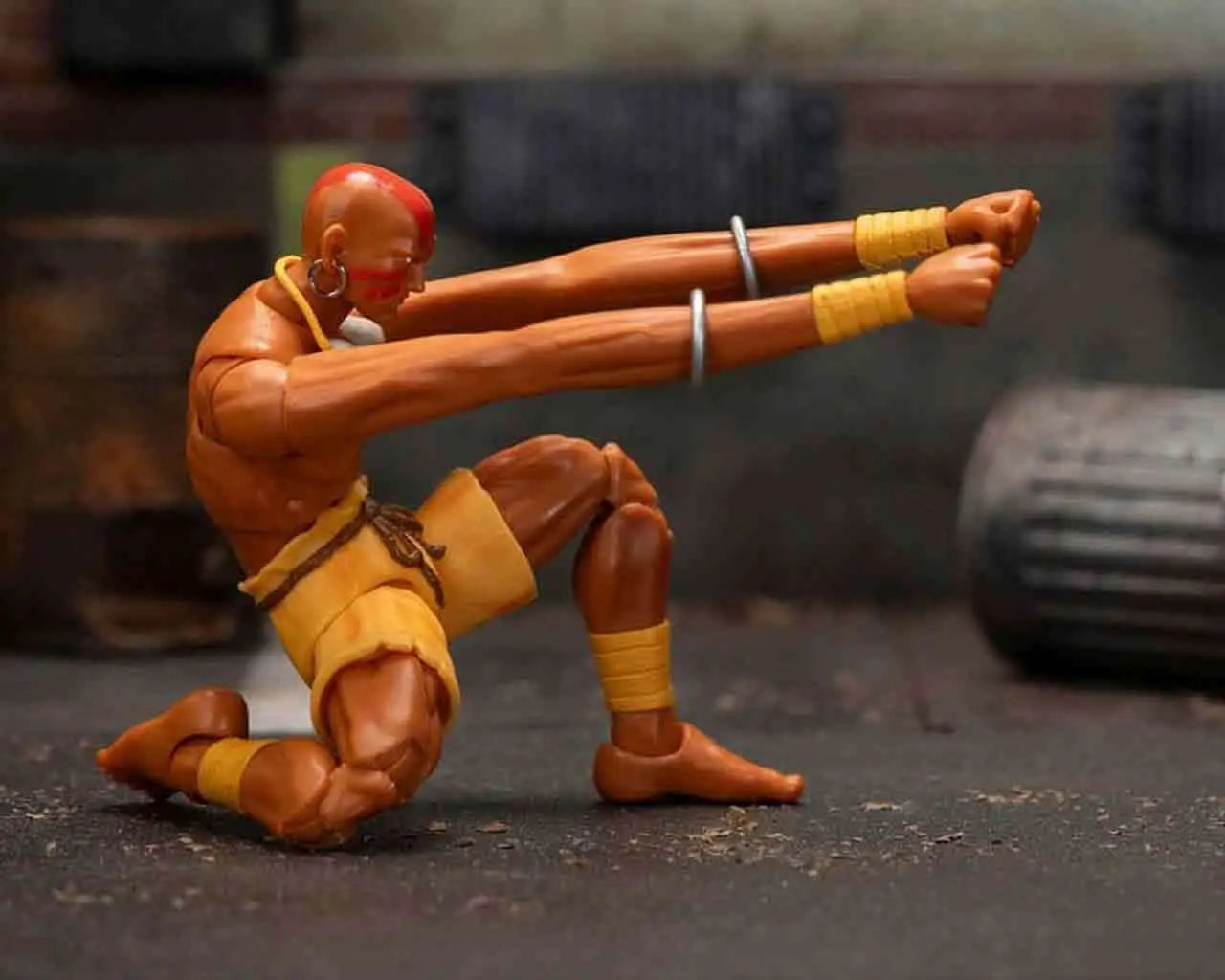 JADA TOYS DHALSIM STREET FIGHTER 2 DE LUXE ACTION FIGURE 1:12 15 CM