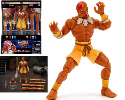 JADA TOYS DHALSIM STREET FIGHTER 2 DE LUXE ACTION FIGURE 1:12 15 CM
