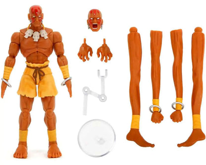 JADA TOYS DHALSIM STREET FIGHTER 2 DE LUXE ACTION FIGURE 1:12 15 CM
