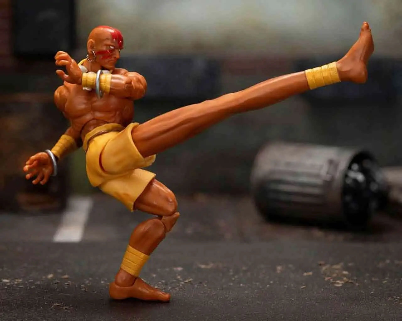 JADA TOYS DHALSIM STREET FIGHTER 2 DE LUXE ACTION FIGURE 1:12 15 CM