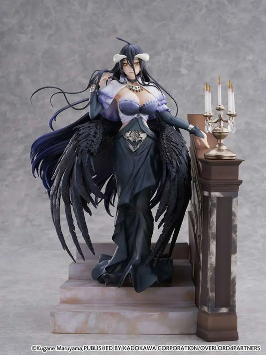 CYBERZ OVERLORD ALBEDO JET BLACK DRESS ST 1/7 STATUA 28 cm