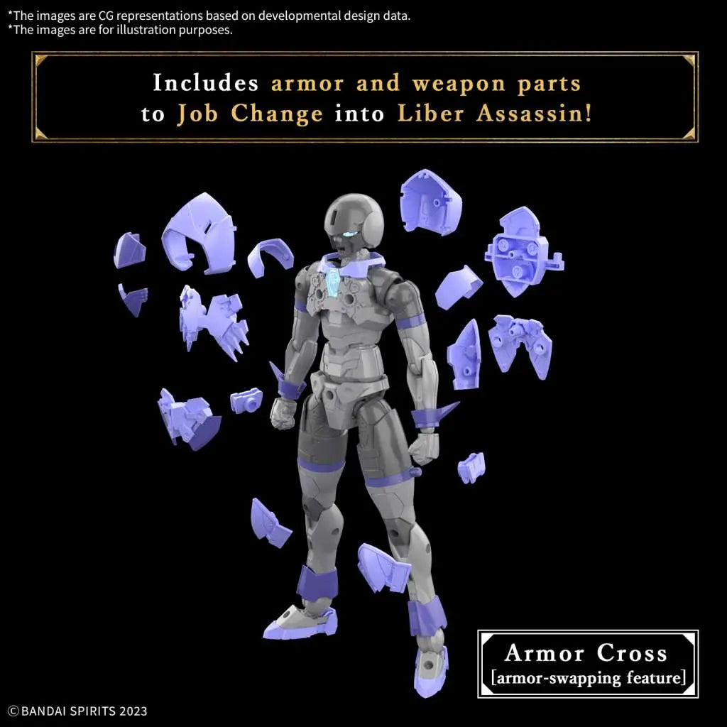 BANDAI 30MF LIBER ASSASSIN MODEL KIT 14 cm
