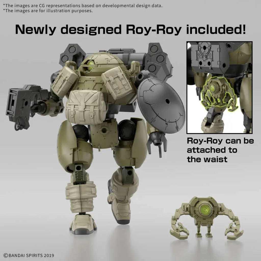 BANDAI 30MM BEXM-6 ROUNDNOVA I 1/144 MODEL KIT 12 cm