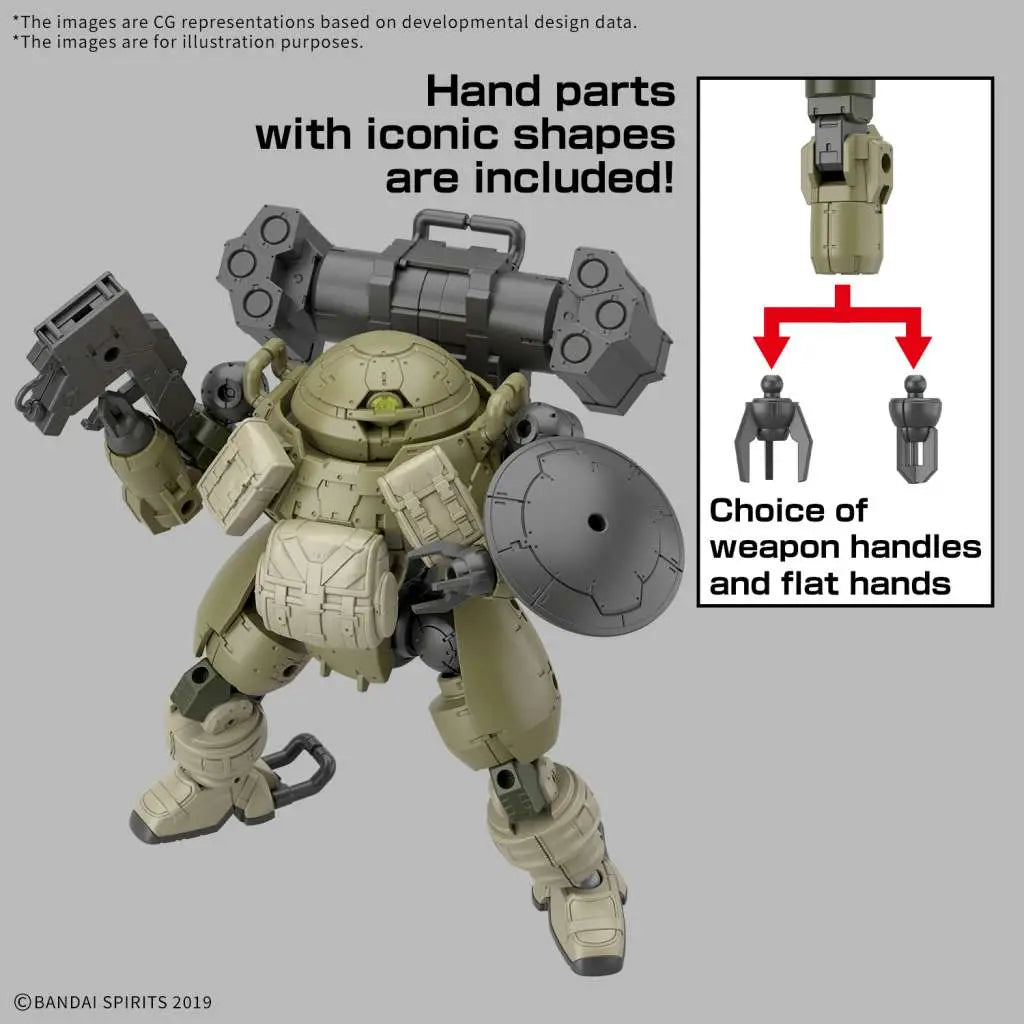 BANDAI 30MM BEXM-6 ROUNDNOVA I 1/144 MODEL KIT 12 cm