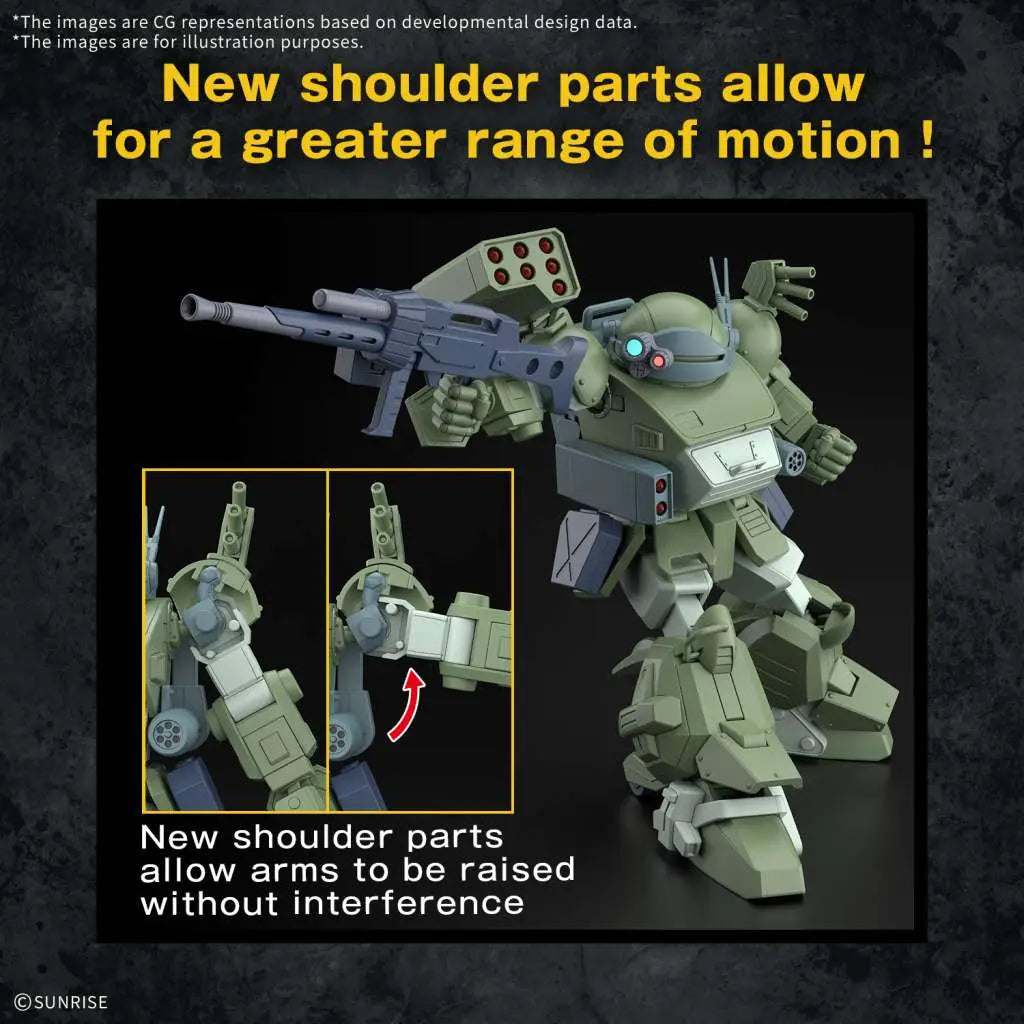 BANDAI HG SCOPEDOG TURBO CUSTOM MODEL KIT 13 cm